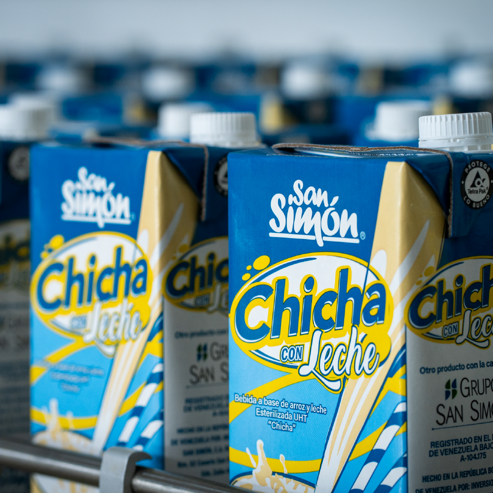 Productos terminados: leche UHT, jugos y néctares