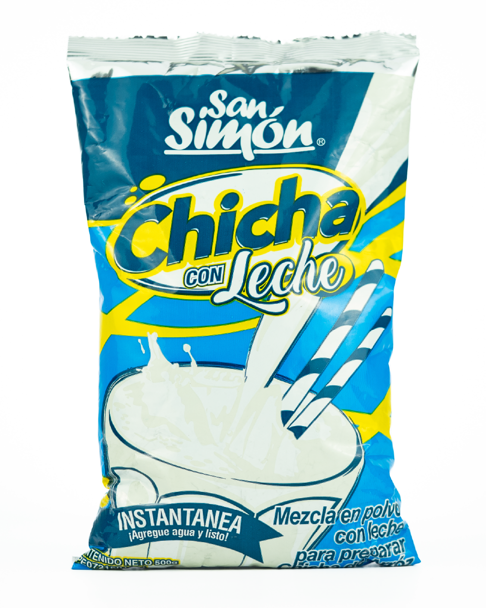 Chicha con Leche San Simón instantánea, empaque de 500 g